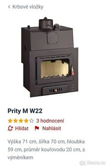 Krbová vložka Pritty