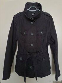 Černý kabát H&M vel. 40
