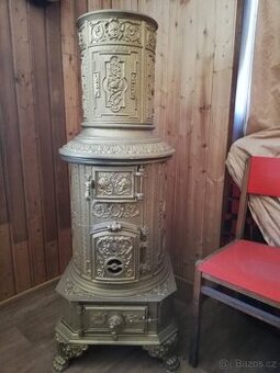 Starožitné litinové kamna