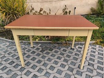 Retro kuchyňský stůl s umakartem - 50. léta