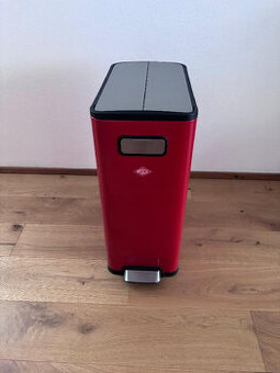 Odpadkový koš WESCO, Big Double Master 2x20l červený - 1