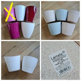 Květináče/Obaly keramické a plastové 11 ks