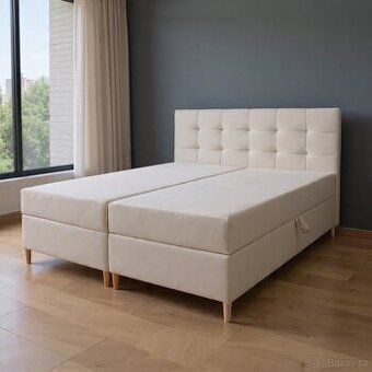 180×200 vysoká 55cm POSTEL béžová