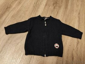 Teplý merino svetr na zip vel. 68