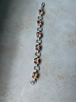 Stříbrný náramek a naušnice