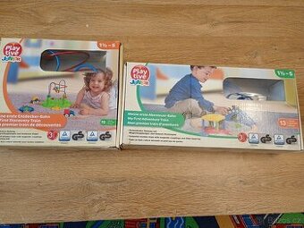 2x dřevěná vláčkodráha