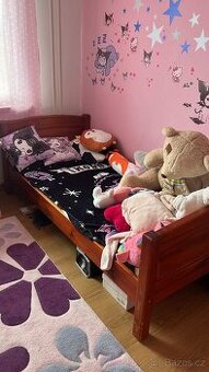 Postel z dreveneho masivu 90/200