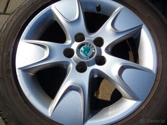 SADA KOL ŠKODA AVIOR 5x100 ,FÁBIA I,II, ROOMSTER 195/55R15