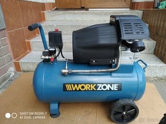 Prodám NEPOUŽITÝ 2-pístový kompresor Workzone WZ-AC 400/50 -