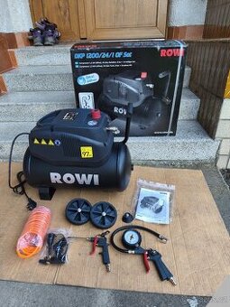 Prodám NEPOUŽITÝ Bezolejový kompresor ROWI DKP 1200/24/1 OF