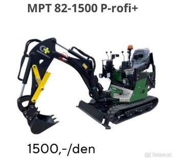 Pronájem minibagr a dumper