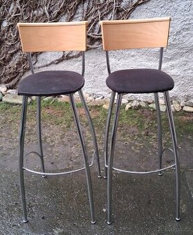 2 barové židle