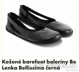 Kožené barefoot baleríny Be Lenka Bellissima
