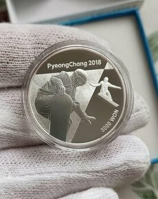 Stříbrná medaile olympijské hry 2018
