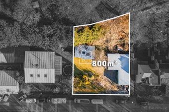 Prodej stavebního pozemku cca 800 m2 v centru Náchoda, ul. N