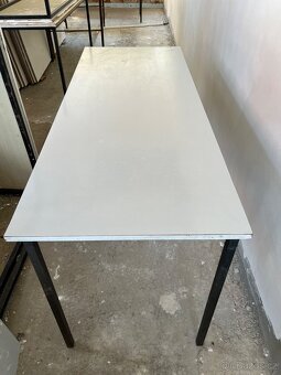 10x Obdélníkový jídelní stůl 150x60 cm vysoký 75 cm