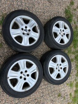4x alu disky 5x108 R16, letní pneu