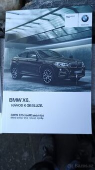 BMW X6 Český návod k obsluze auta