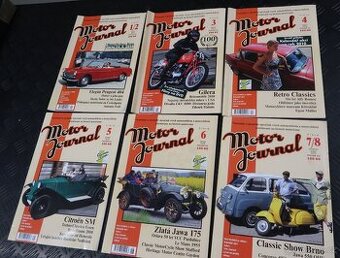 ROČNÍK 2010 MOTOR JOURNAL, ŠKODA 1000 MBX, VESPA, PRAGA RN,