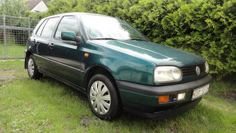 VW Golf 3 1.8i 66kw rok 1996 STK 1/2026 Eko placeno původ ČR