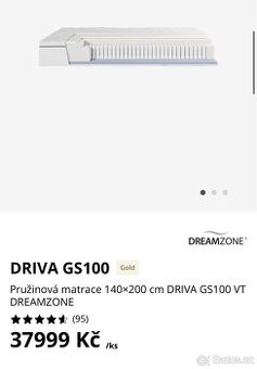 Dreamzone Matrace Driva GS100