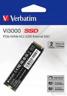 3ks 2TB SSD M.2 Verbatim Vi3000 PCIe NVMe