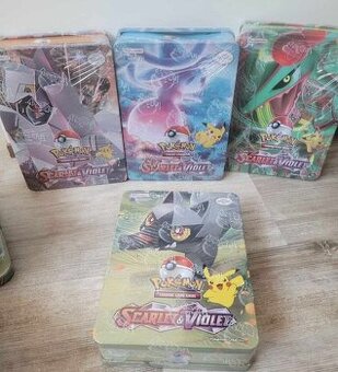 Pokemon plechové boxy velké 30cm 250,-