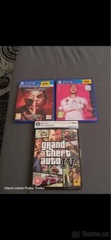 Prodám hry na PlayStation 4
