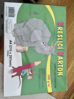 Kreslicí barevný papír A4