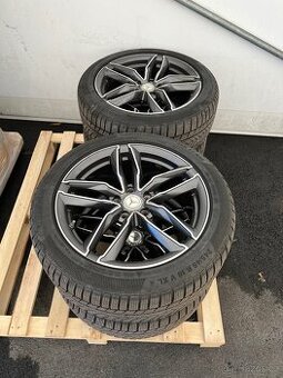 Hliníková kola 5x112 + pneu 245/45 R18 zimní