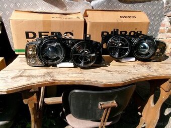 BMW E -32 , E 34 - Přední světla kouřová