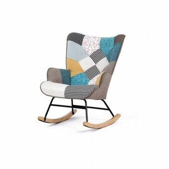 Patchwork houpací křeslo 374