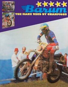 Plakát JAWA Soutěžní Enduro Vladimír Janouš