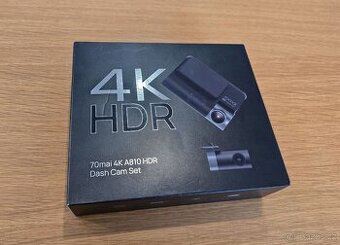 Autokamera 70MAI A810 4K HDR - kompletní set
