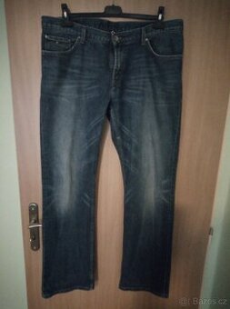 Džíny TOMMY HILFIGER 38/34,CALVIN KLEIN,kožený opasek