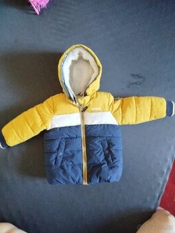 Dětská zimní bundička s kožíškem vel 80