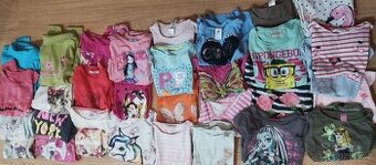 tričko, trička krátký dlouhý rukáv 122 6-7 let