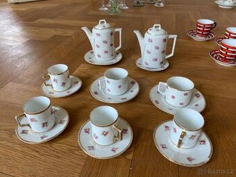 porcelánový set hrníčky a konvice