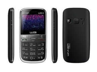 Nový telefon WINNER WG15 C ČERNÝ pro seniory