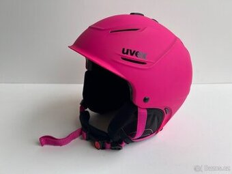 Helma na lyže UVEX P1US 55-59 cm růžová