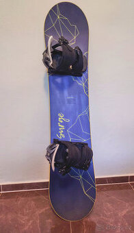 Dětský snowboard Stuf Element 120 cm s vázáním