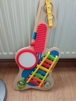 Dřevěná zvuková kytara pro nejmenší / nová/