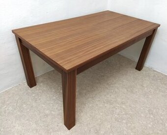 Sleva - Nový rozkládací stůl ořech 90x180+60 cm