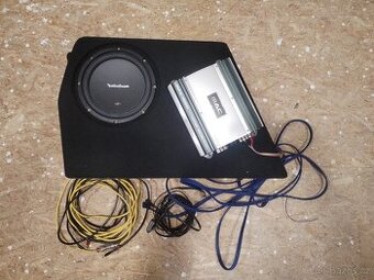Subwoofer Ford Focus MK2 + Rockford Fosgate + zesilovač
