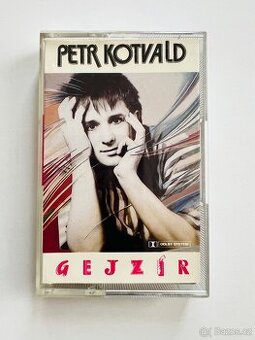 Petr Kotvald - Gejzír MC kazeta 1989 černá kazeta