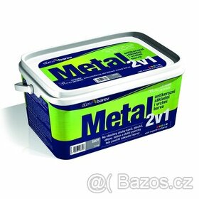 Barva METAL 2v1 bílá (Dům Barev) - 5kg - nová