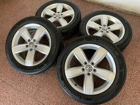 Originál Volkswagen ALU kola 5x112 r17 letní pneu 6mm