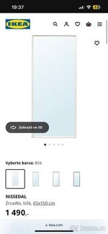 Zrcadlo ikea Nissedal