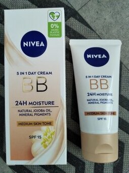 Nivea BB Cream 5v1, SPF 15, 50ml, tmavší tón pleti