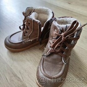 Zimní dětské botky s kožíškem Bobbi Shoes 23